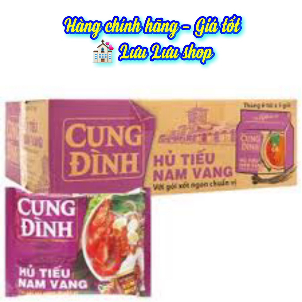 Thùng 30 gói hủ tiếu Nam Vang / sườn heo Cung Đình 85g
