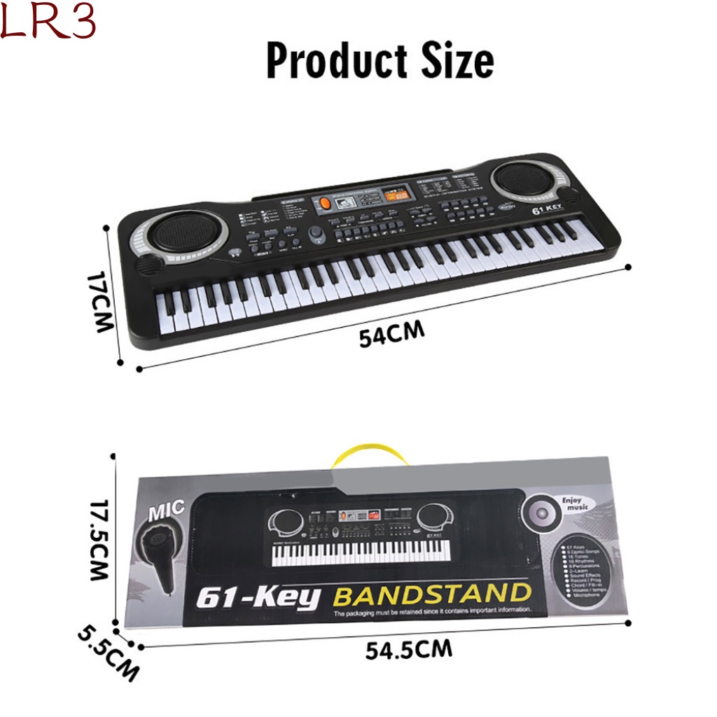 Đàn piano điện tử 61 phím tích hợp micro đa năng chất lượng cao