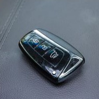 Bao da chìa khóa Hyundai Santafe