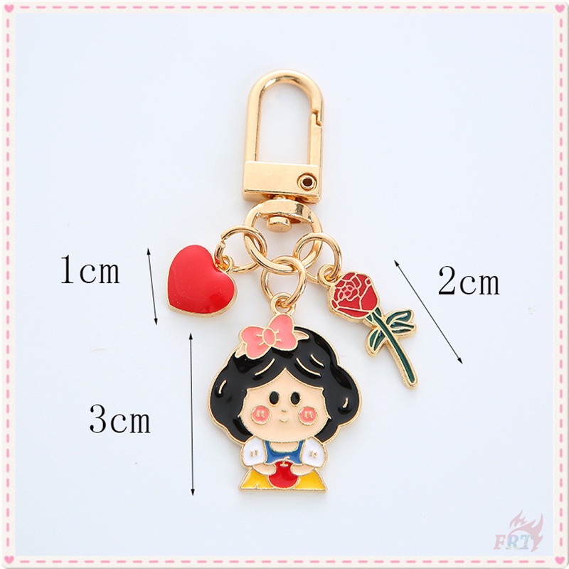 ✪ Móc Khóa Hoàng Tử Của Hoàng Tử Bạch Tuyết & Le Petit ✪ 1 Vỏ Đựng Hộp Sạc Tai Nghe Airpods Hình Hoa Hồng Lãng Mạn Có Móc Khóa