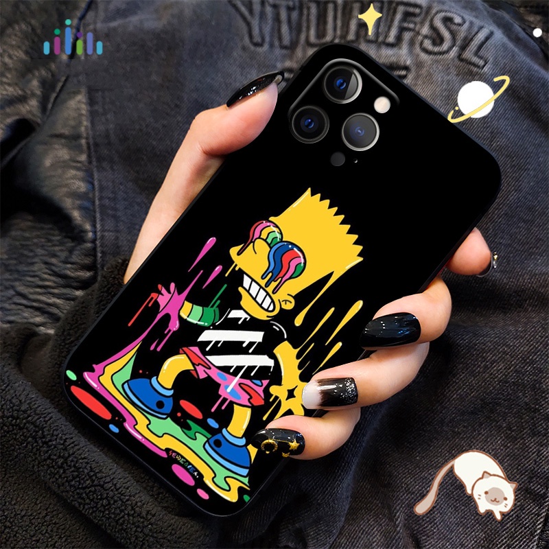 Ốp Điện Thoại Hoạt Hình Simpson Cho iPhone 13 Mini Pro Max 13mini 13pro 13promax J141 Mới