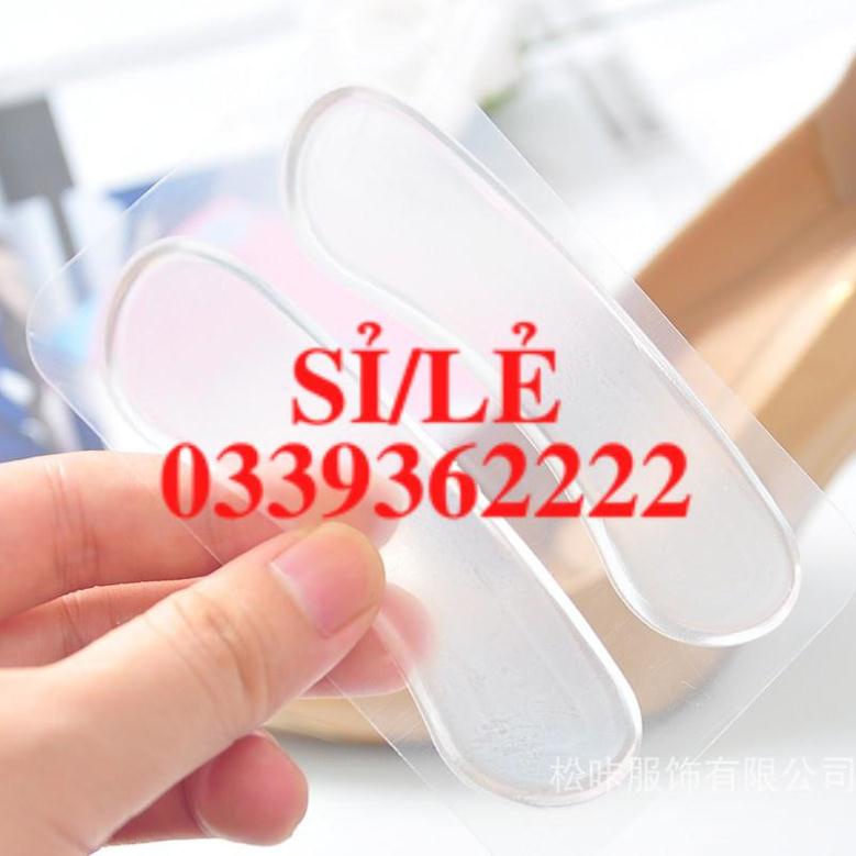 [ COCOLOVE ] 2 miếng lót giày silicon chống trầy gót, tuột gót loại vỏ hồng (LGH03)