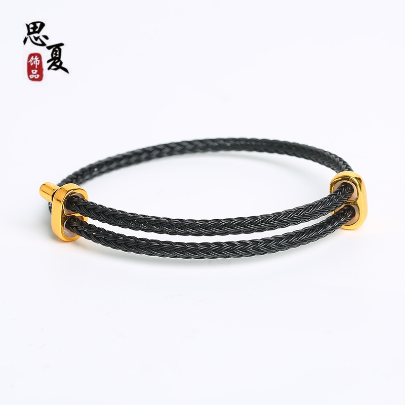 [Hàng Có Sẵn] Hạt Xỏ Lỗ Lớn Bằng Dây Thừng Lụa Màu Đỏ Điều Chỉnh Được 8 Tuổi Không Phai Màu Cho Nam Và Nữ