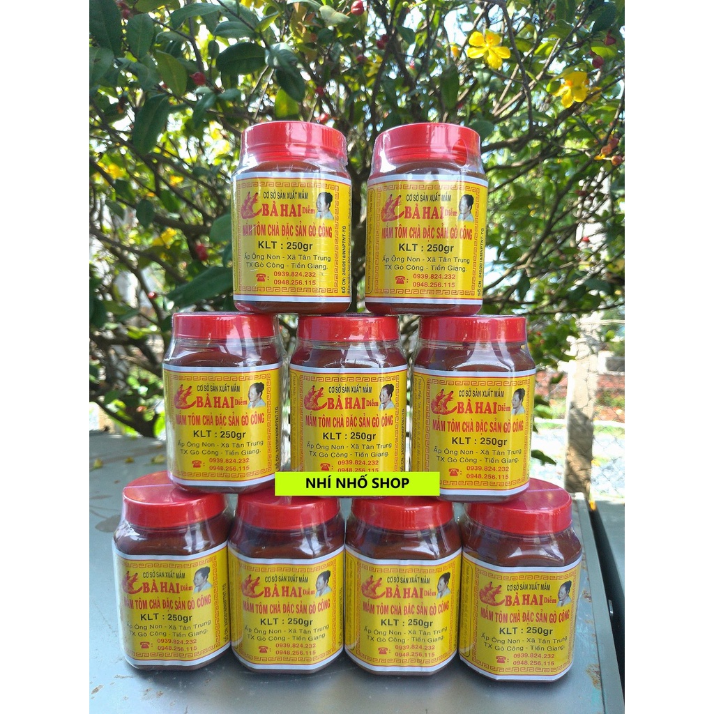 MẮM TÔM CHÀ BÀ HAI GÒ CÔNG - 250G/HỦ