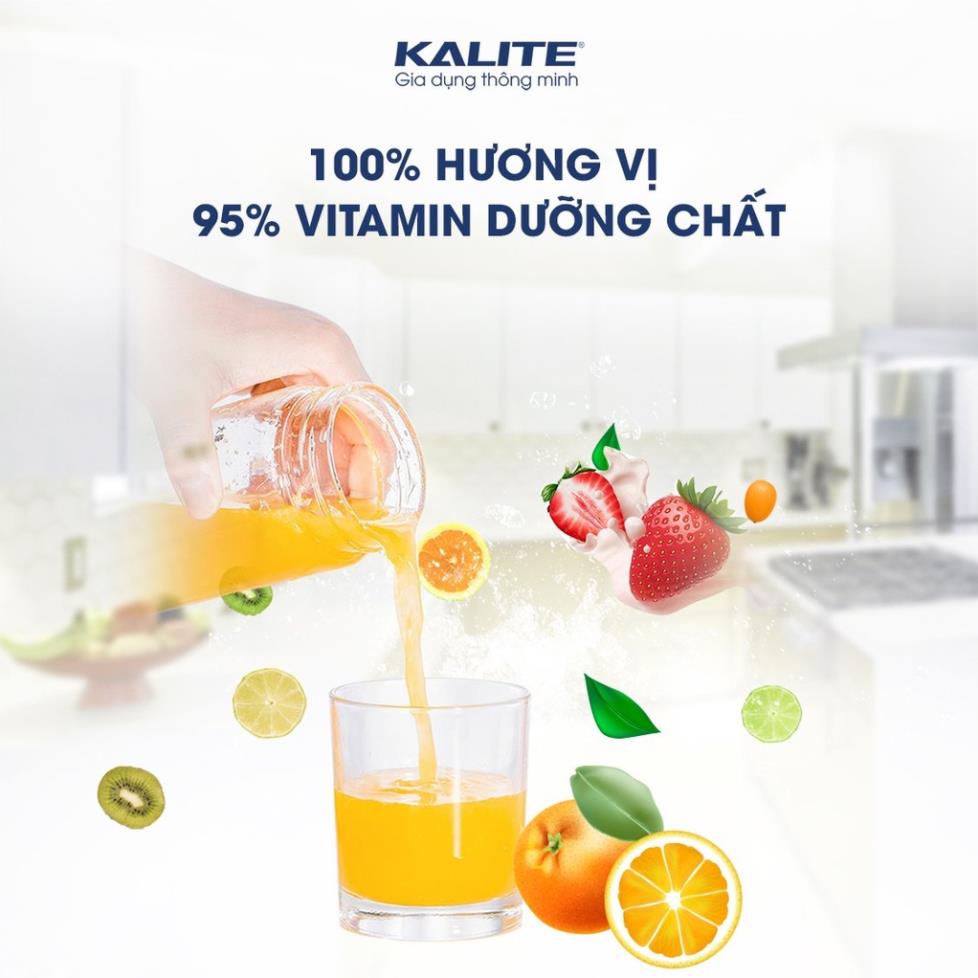 Máy Ép Chậm Kalite KL-531 Tiêu Chuẩn Châu Âu Ép Trái Cây Kiệt Bã 200Ml, Công Suất 200W - Hàng Chính Hãng