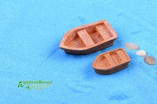 Phụ kiện chậu kiểng(sét thuyền 1 lớn 1 nhỏ)