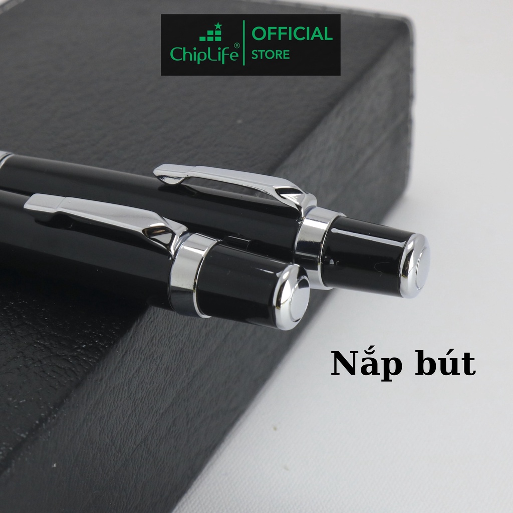 Bút ký doanh nhân kim loại xoay CHIPLIFE PX013 - ngòi 0,7mm mực xanh