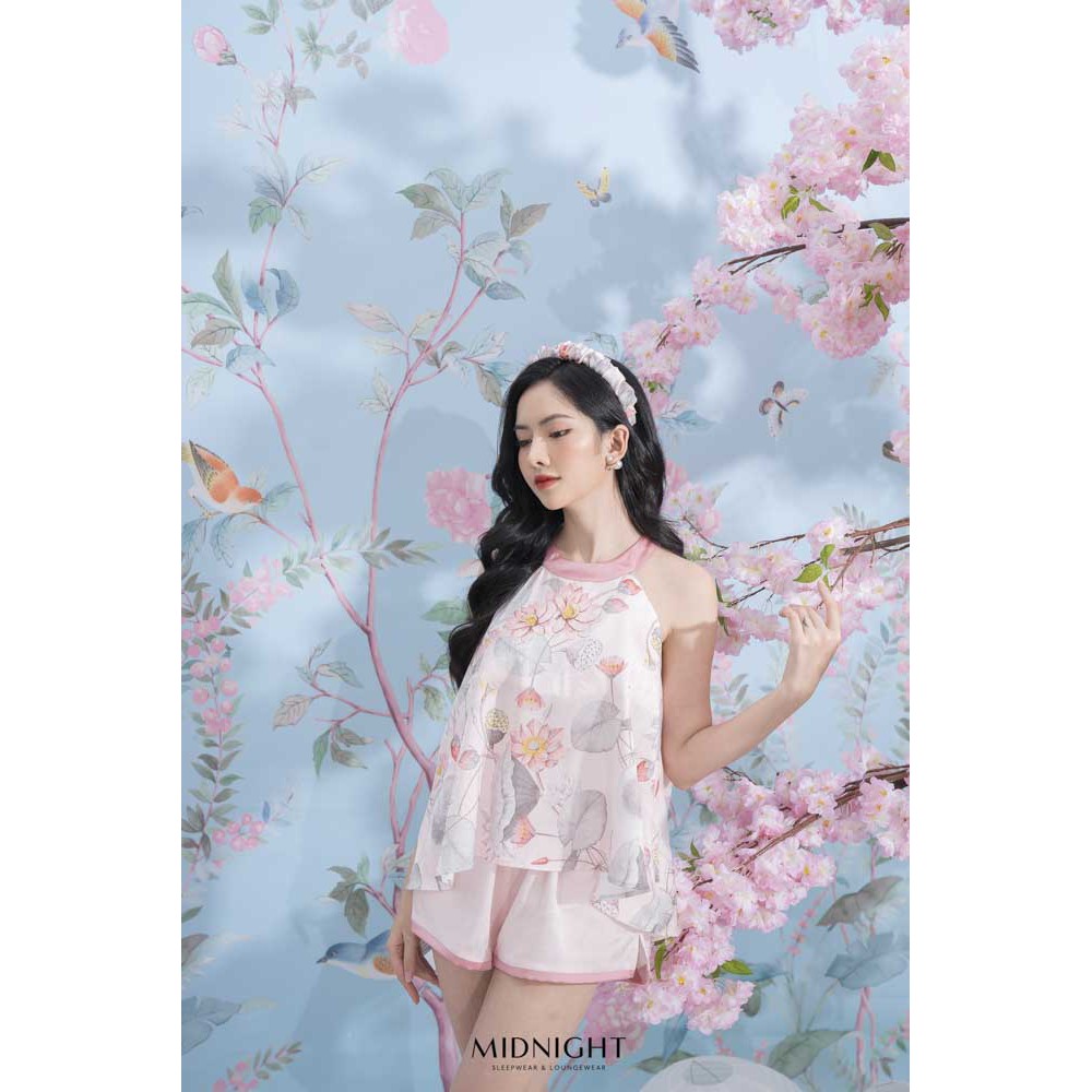 Set Yếm Hải Đường - Midnight Sleepwear