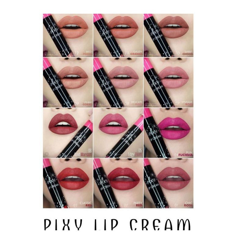 (Hàng Mới Về) Son Kem Lì Pixy Nhiều Màu Sắc Lựa Chọn