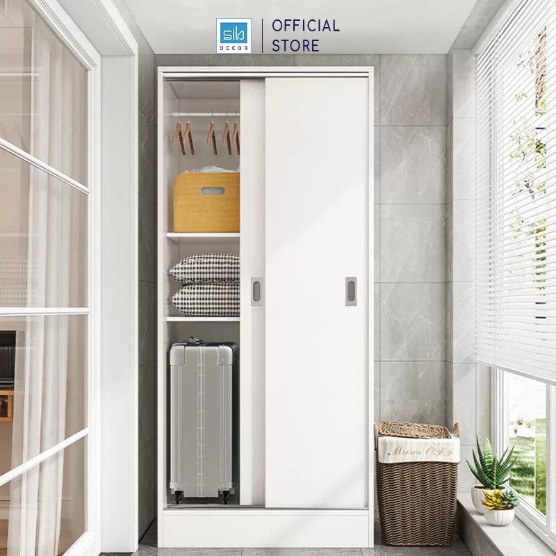 Tủ Quần Áo Simple Kết Hợp Cửa Lùa Hiện Đại Thương Hiệu SIB Decor
