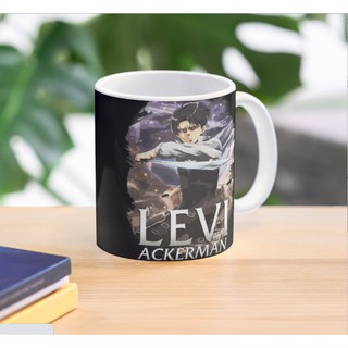Cốc sứ Levi Attack on titan