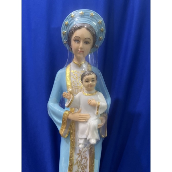 Tượng công giáo-Tượng Đức Mẹ La Vang mẫu Vittor Italy cao 50cm