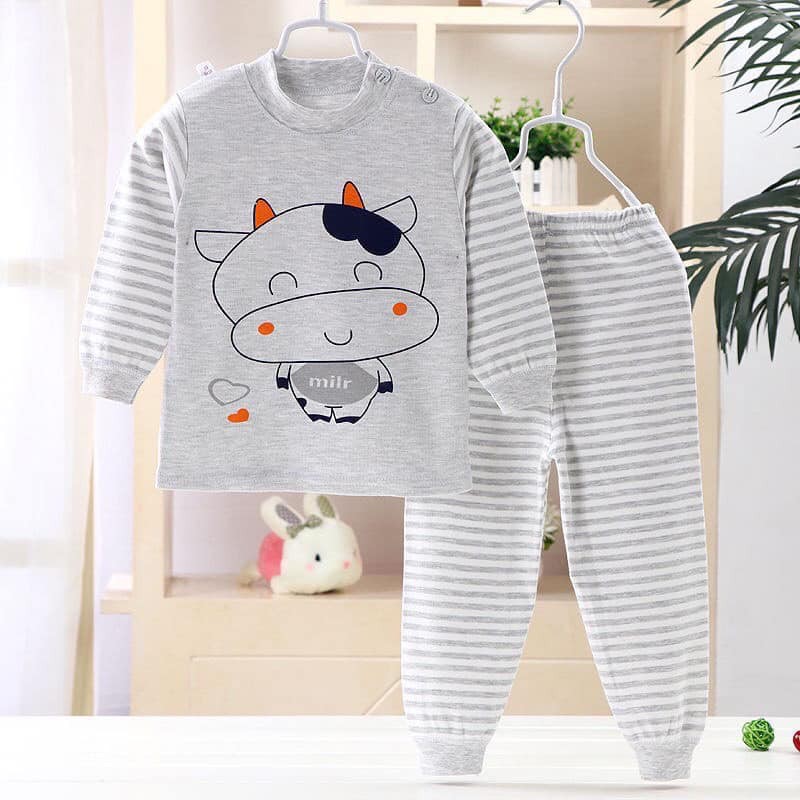 Bộ Nỉ Cotton Thái Cổ 3 Phân Chất Đẹp Mềm Mịn