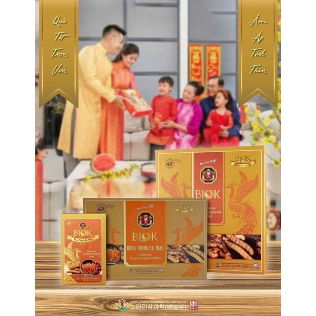 [HÀNG MỚI] Nước Uống Đông Trùng Hạ Thảo BIOK, bổ sung năng lượng.Thực phẩm tăng sức đề kháng.