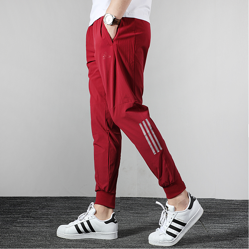 ADIDAS Quần Jogger Thể Thao Nam 3 Sọc Chất Liệu Nhanh Khô