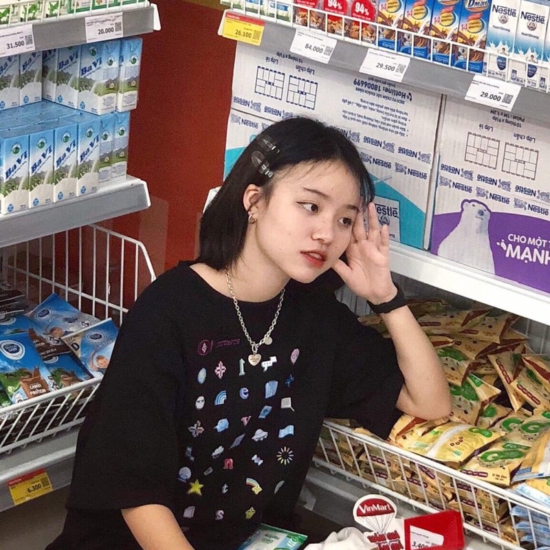 Áo thun Tee Levents internetlove pixel nam nữ full tag chất cotton