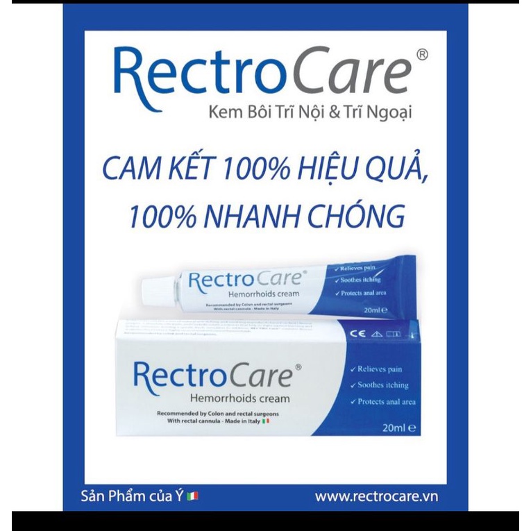 Gel bôi trĩ nội trĩ ngoại  nhập khẩu Ý Rectrocare 20ml