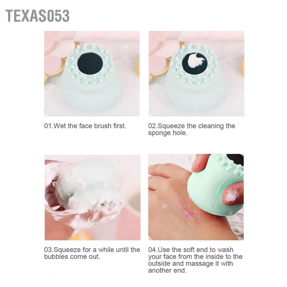 [Hàng mới về] Cọ rửa mặt hình bạch tuộc mát xa tẩy tế bào chết hiệu quả