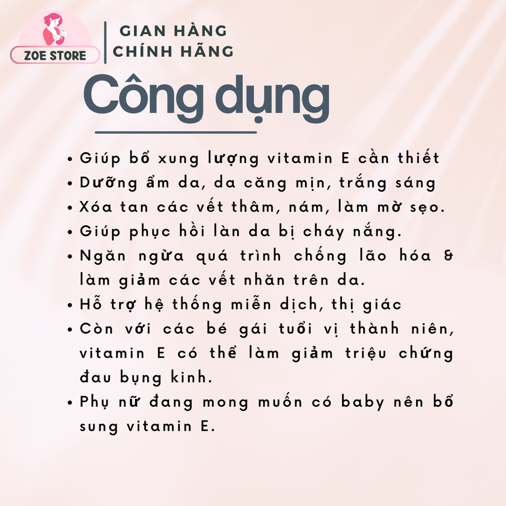 Viên uống bổ sung Vitamin E Healthy Care 500IU Hộp 200 Viên Của Úc