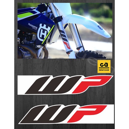 Tem Stickers WP dán phuộc upside down xe KLX 150, CRF, MSX ..v.v..