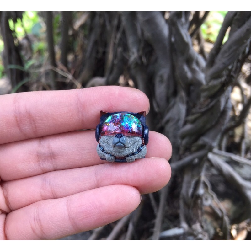 Keycap Sirius clone tông xanh ghi