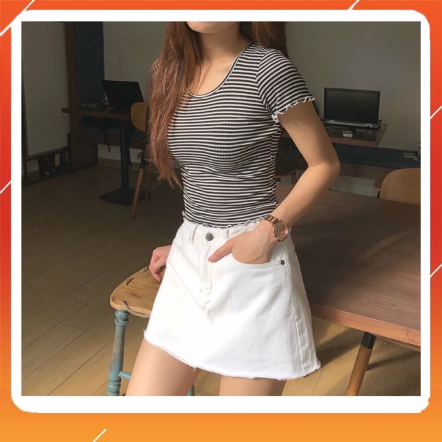 [Mã FADIRECT20 giảm 20K đơn 150K] [FREE SHIP] Quần váy jean co giãn tốt lưng cao | BigBuy360 - bigbuy360.vn
