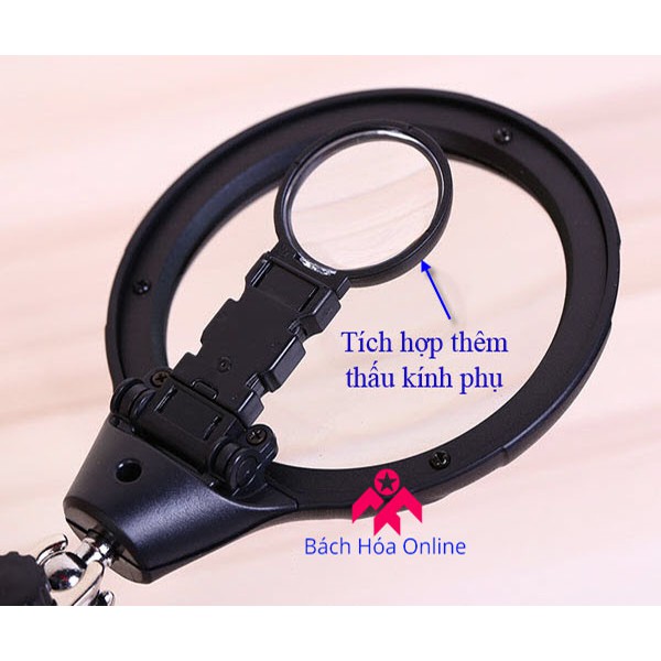 Kính lúp hỗ trợ kẹp, soi, hàn mạch điện tử V3