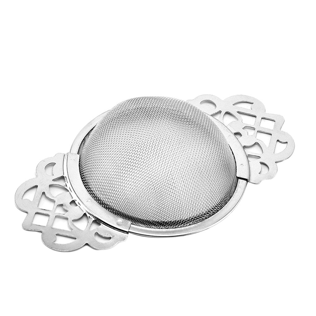 【VOLLTER】 Flower Edge Teapot Tea Infuser Stainless Steel Loose Coffee Leaf Tea Strainer Reusable Mesh Infuser
