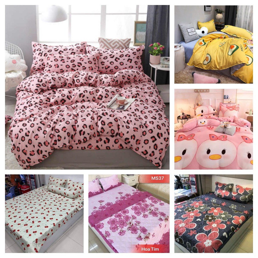 [Free ship-Giá rẻ nhất]Xả kho 2000 Bộ ga gối poly 1m6 giá cực sốc trên 100 mẫu | BigBuy360 - bigbuy360.vn