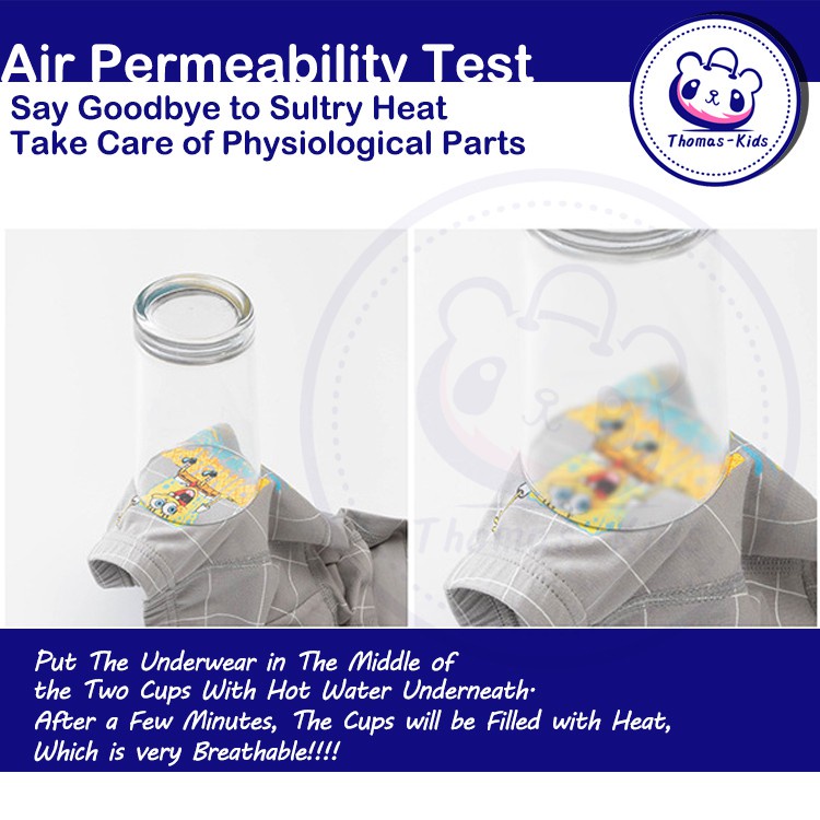 Bộ 4 quần lót Boxer chất lượng cao cho bé B142