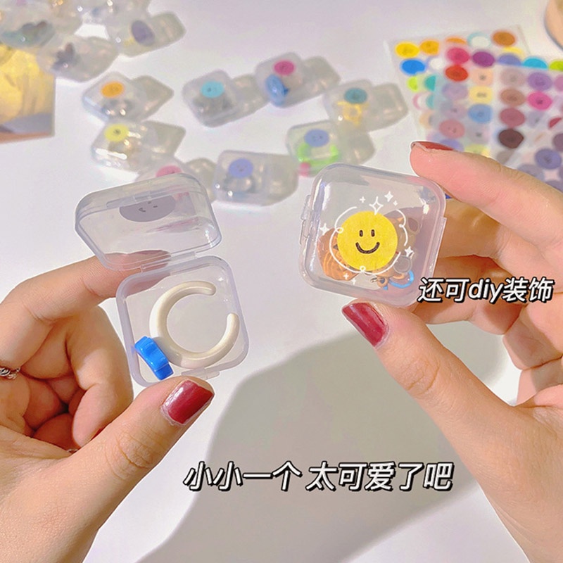 Hộp Đựng Trang Sức Mini Trong Suốt Phân Loại Tiện Dụng