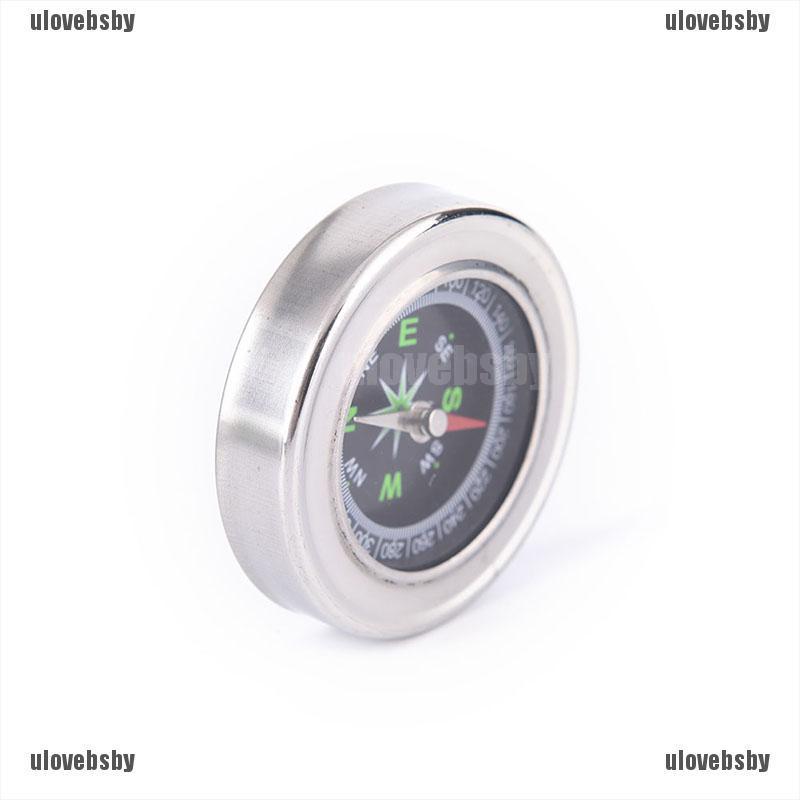 【ulovebsby】1pc 60mm metal stainless steel portable compass student outdoor spo