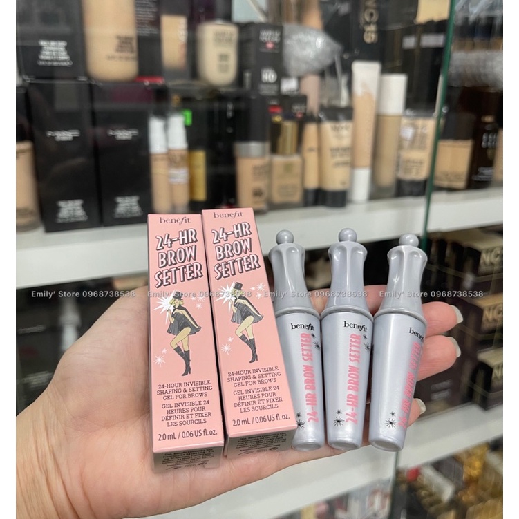 Mascara chân mày Benefit 24-HR Brow Setter mini