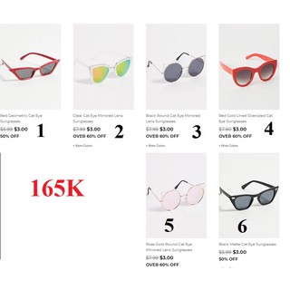 MẮT KÍNH RUE21 Kèm bill