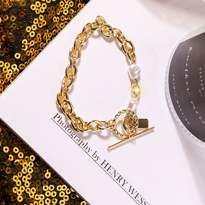 Vòng tay hợp kim dạng dây xích sang trọng | BigBuy360 - bigbuy360.vn