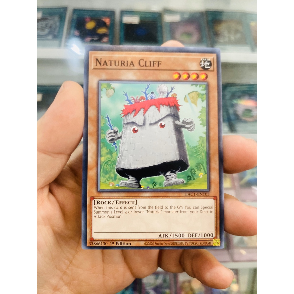 Thẻ Bài YugiOh! Mã HAC1-EN103 - Naturia Cliff - Common - 1st Edition