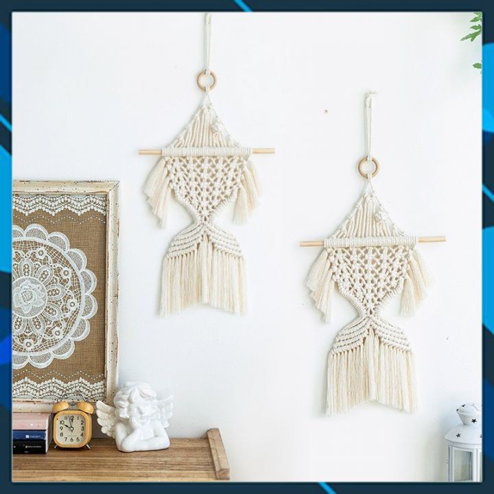 Cá nhỏ Macmrame treo tường trang trí