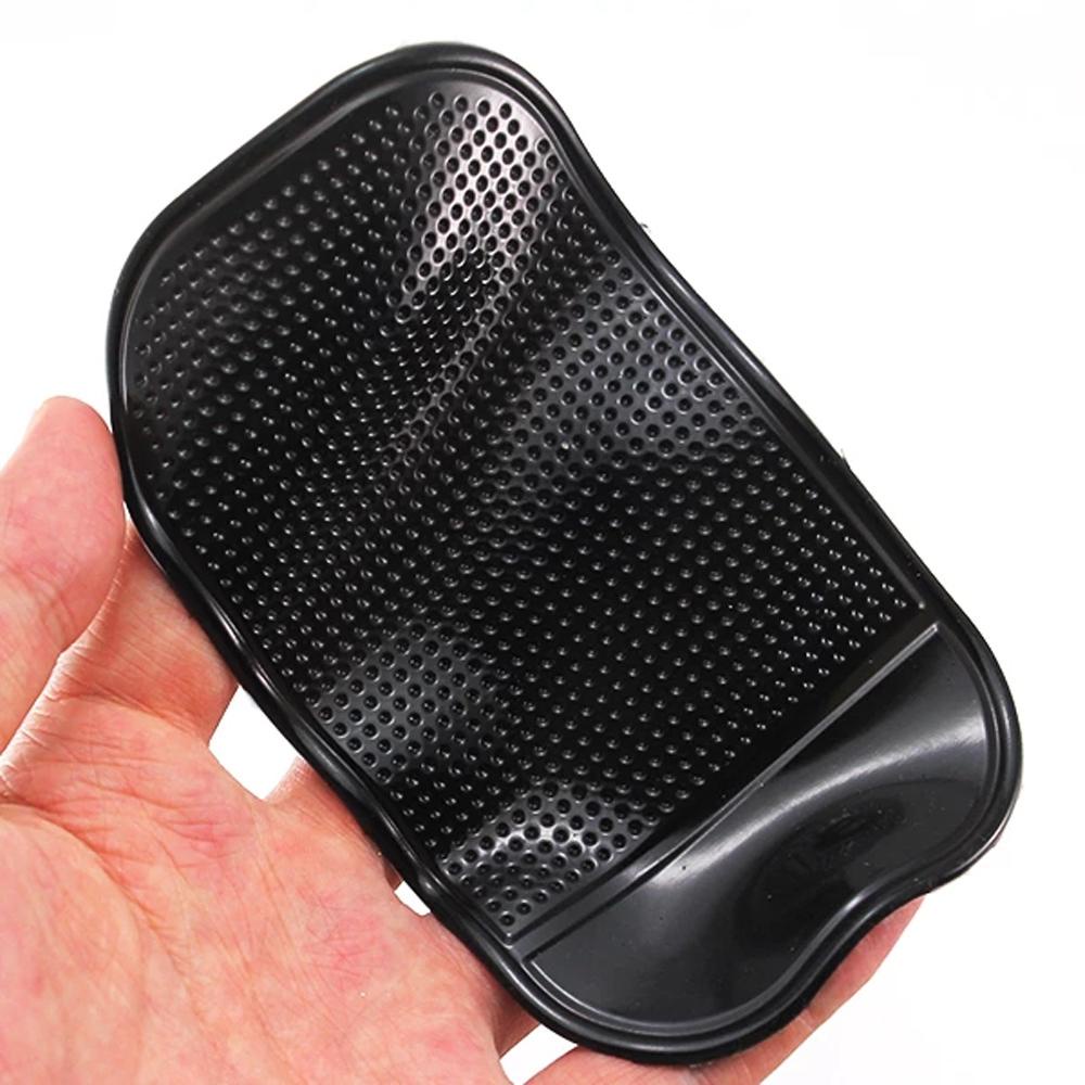 Thảm Chống Trượt Bằng Silica Gel Màu Đen Cho Điện Thoại GPS Trên Xe Hơi