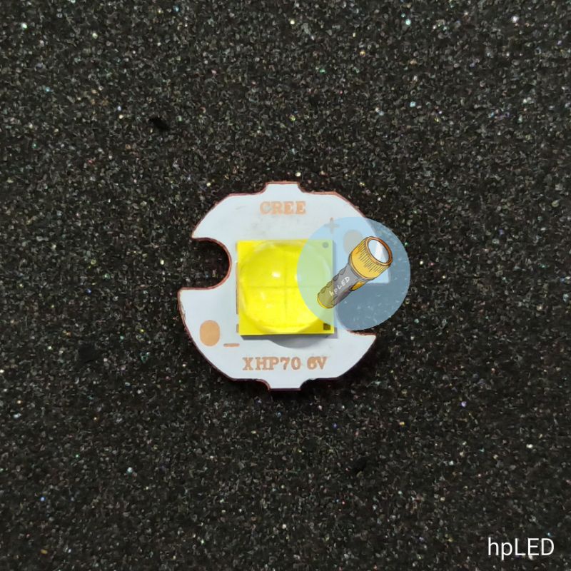 Led Cree chính hãng đế đồng 2 trong 1 XHP70  XHP70.2 XHP70B 6/12V 30W 5000lm