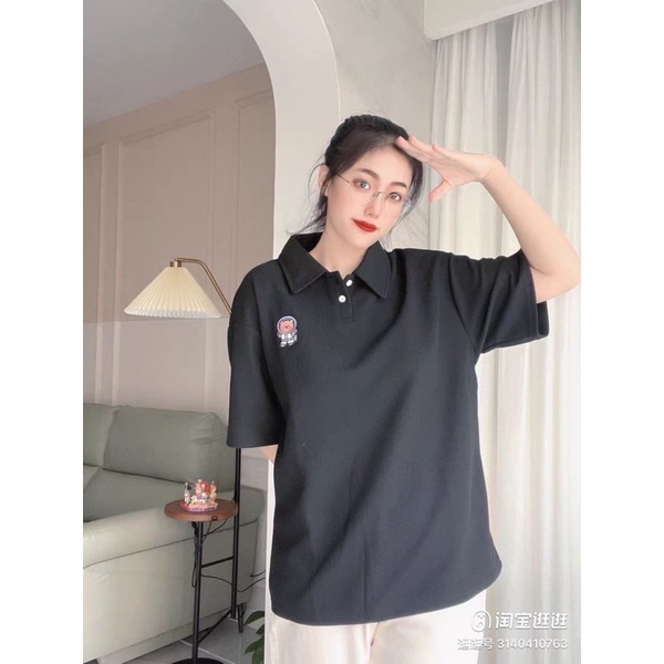 Áo polo logo gấu nâu TH6