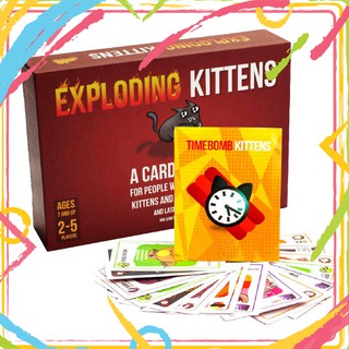 Combo Mèo Nổ hứa hẹn giờ Exploding Kittens Timebomb