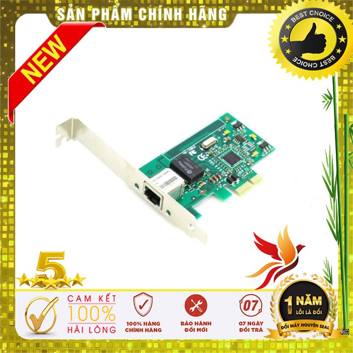 Card LAN PCI chân ngắn 1X/chân lớn 8X