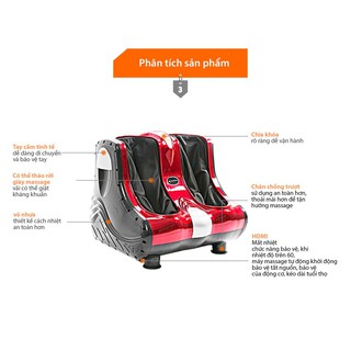 MÁY MASSAGE CHÂN CÓ CHẾ ĐỘ LÀM ẤM BÀN CHÂN