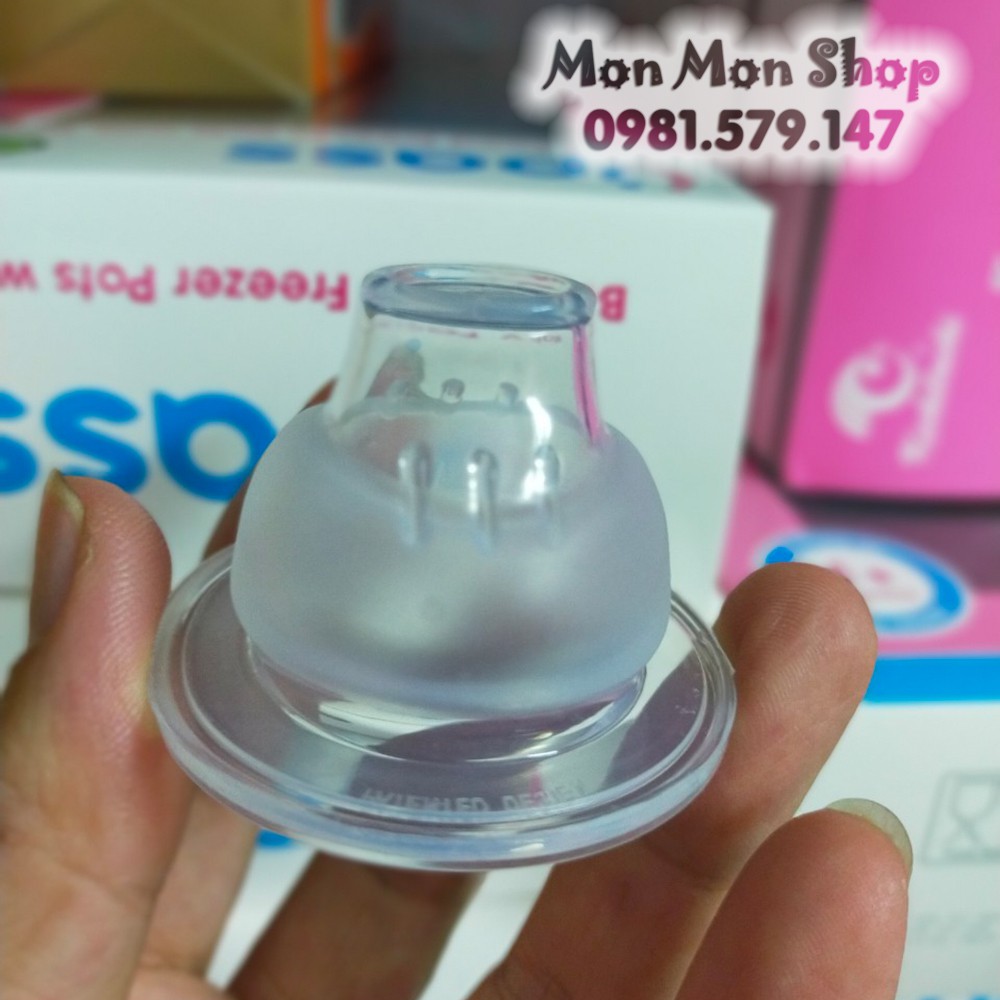 Núm ti mỏ vịt vừa bình sữa cổ rộng cho bé tập uống nước hiệu UPASS Thái Lan BPA Free