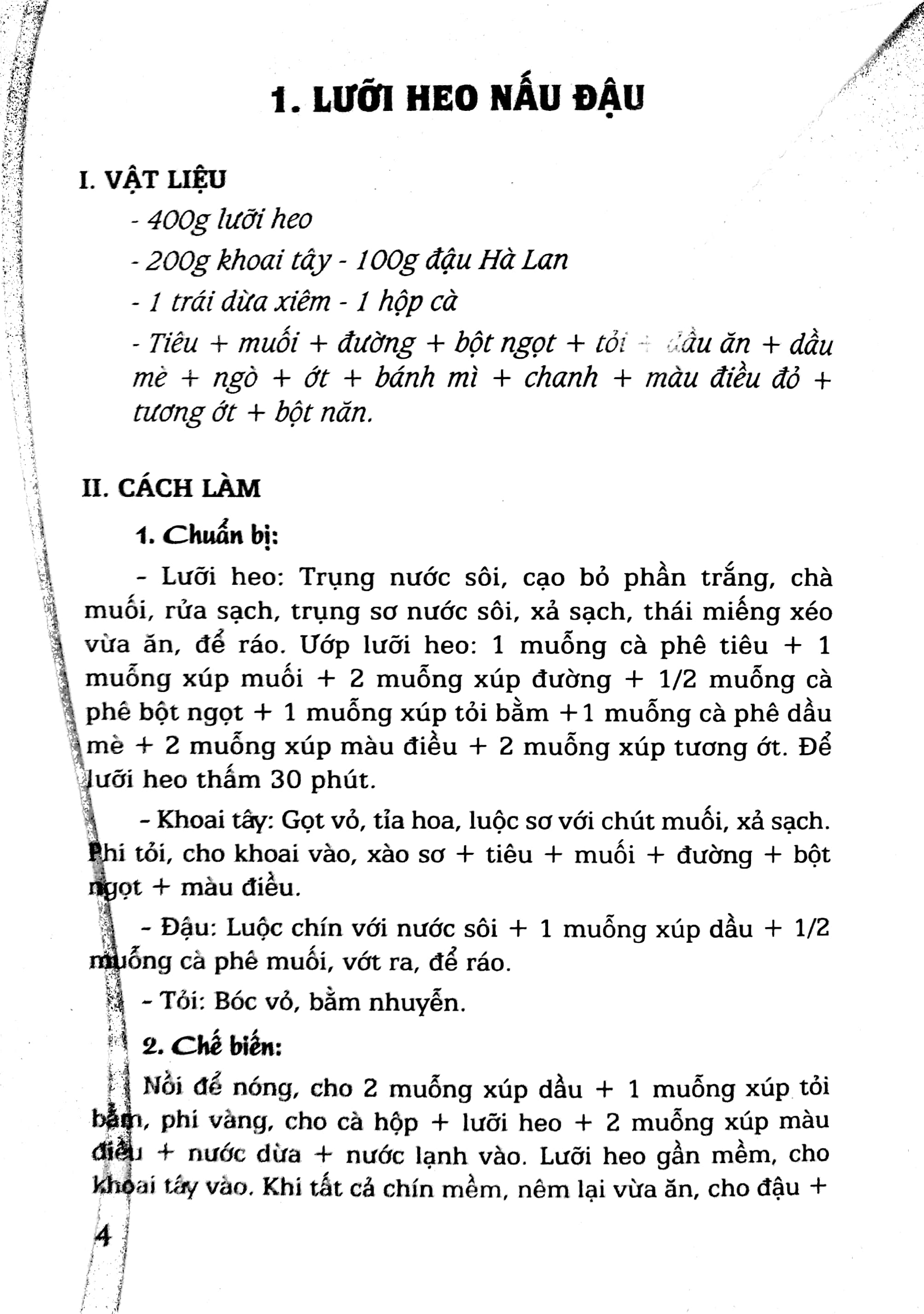 Sách 30 Món Ăn Ngày Thường (Tập 1)