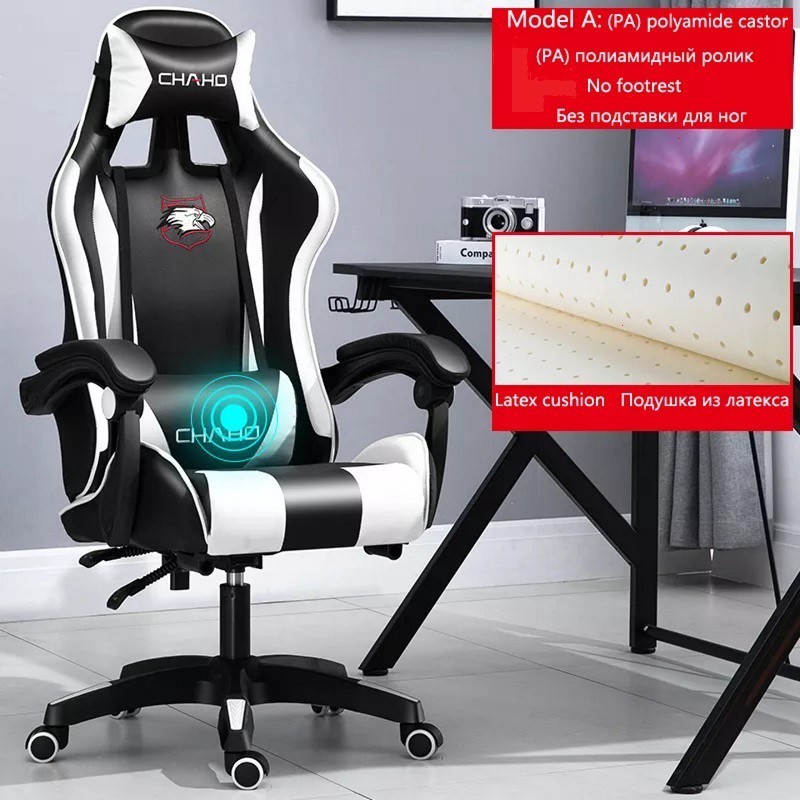 [Mã LIFE151030K giảm 10% đơn 99K] RE0672 Ghế gaming - Ghế game bọc da cao cấp có massage - Bảo hành 24 tháng