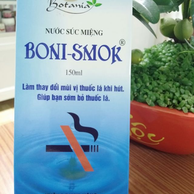 (CHÍNH HÃNG) BONI-SMOK- Hỗ trợ cai thuốc lá