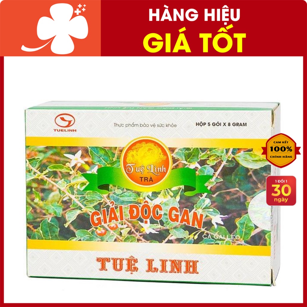 Trà Giải Độc Gan Tuệ Linh hỗ trợ giải độc gan, bệnh tiểu đường, ổn định huyết áp, giảm mỡ máu