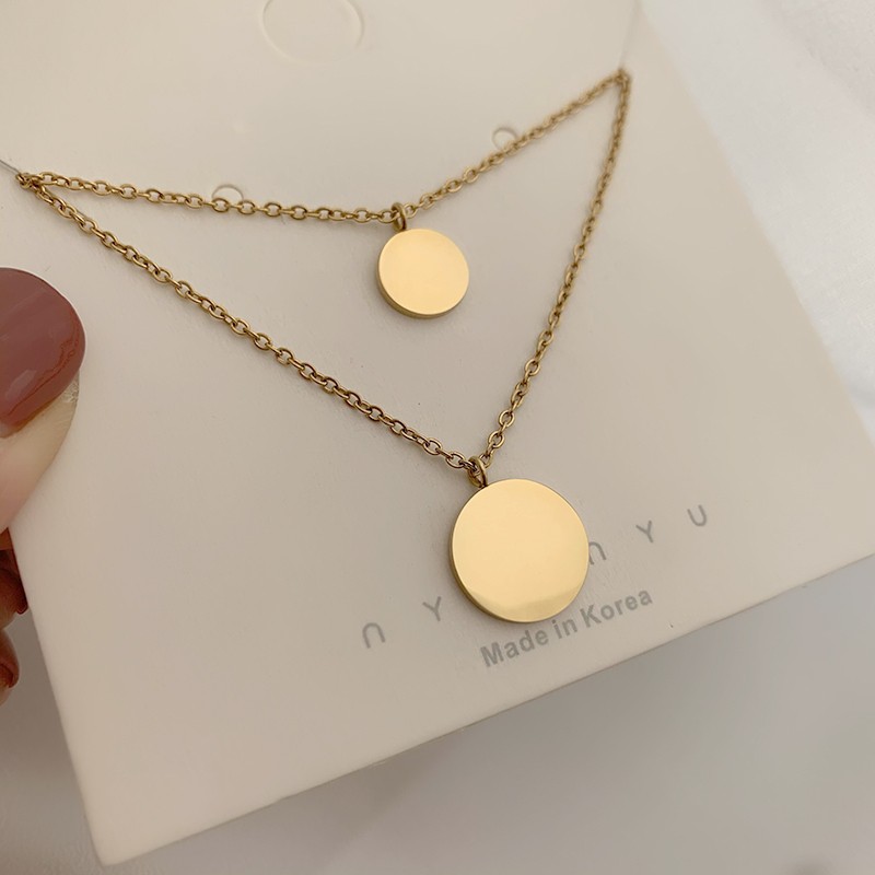 Dây Chuyền Hợp Kim Mạ Vàng Mặt Hình Học Thời Trang Cho Nữ | BigBuy360 - bigbuy360.vn