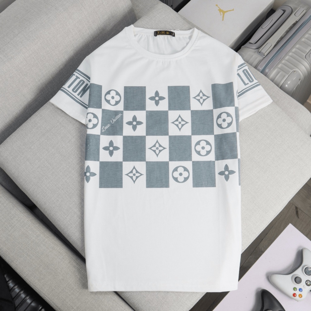 (HCM) ÁO THUN NAM CỔ TRÒN THỜI TRANG NAM PHONG CÁCH LUXURY ĐẲNG CẤP - SIÊU HOT XỊN XÒ CHO CÁC ANH EM KM FASHION